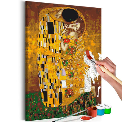 Start learning Painting - Paint By Numbers Kit - Klimt: The Kiss - new hobby