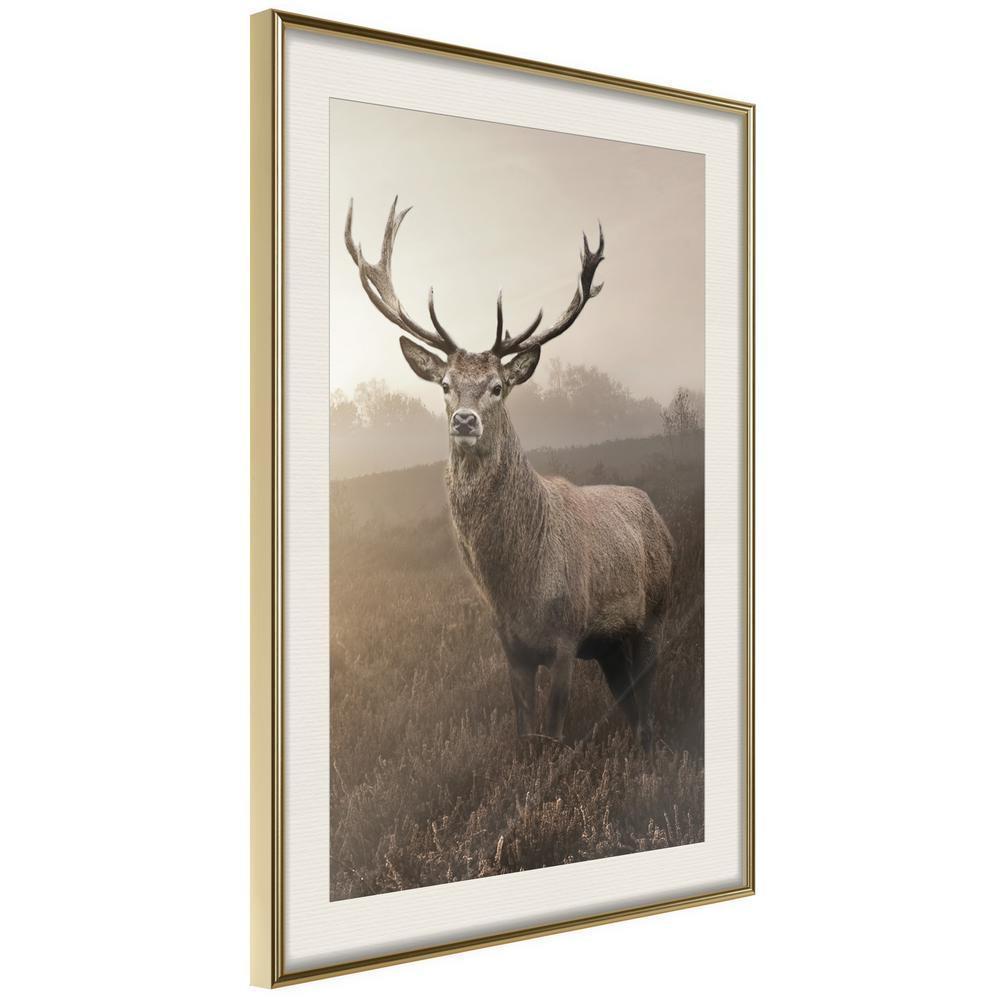 Autumn Framed Poster - Representation of Dignity-artwork for wall with acrylic glass protection