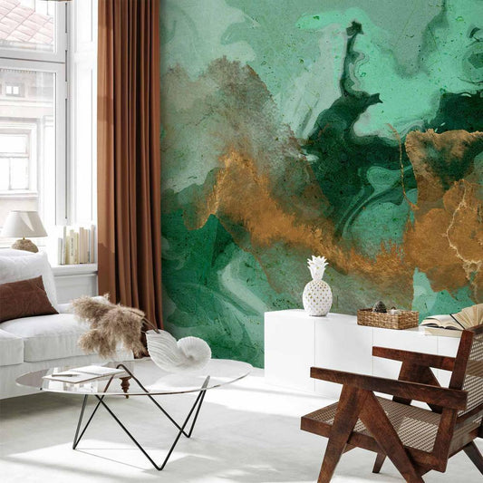 Wall Mural - Malachite Play