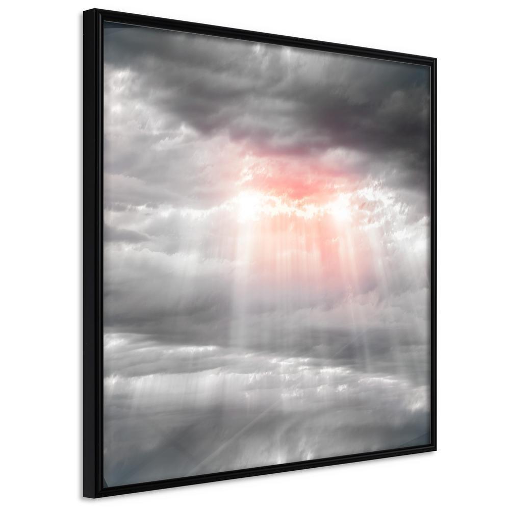 Framed Art - Sign from Heaven-artwork for wall with acrylic glass protection