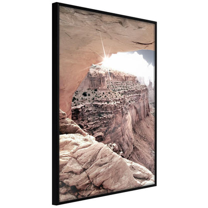 Framed Art - Beauty of the Canyon-artwork for wall with acrylic glass protection
