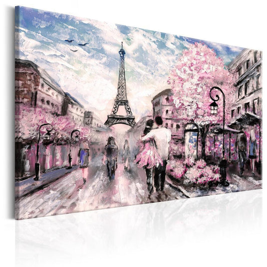 Canvas Print - Pink Paris-ArtfulPrivacy-Wall Art Collection