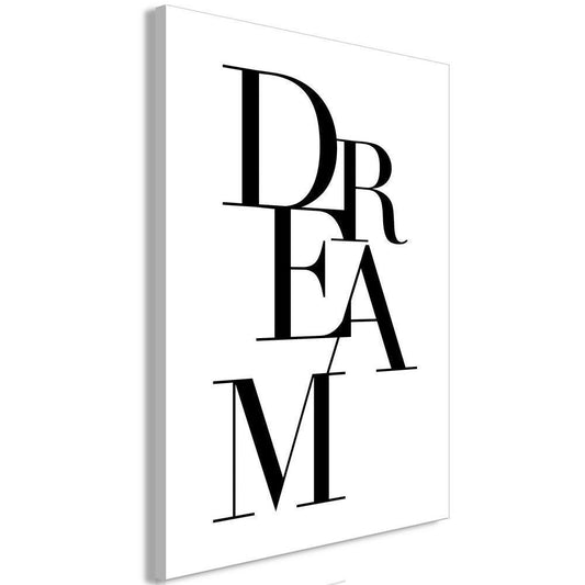 Canvas Print - Black Dream (1 Part) Vertical