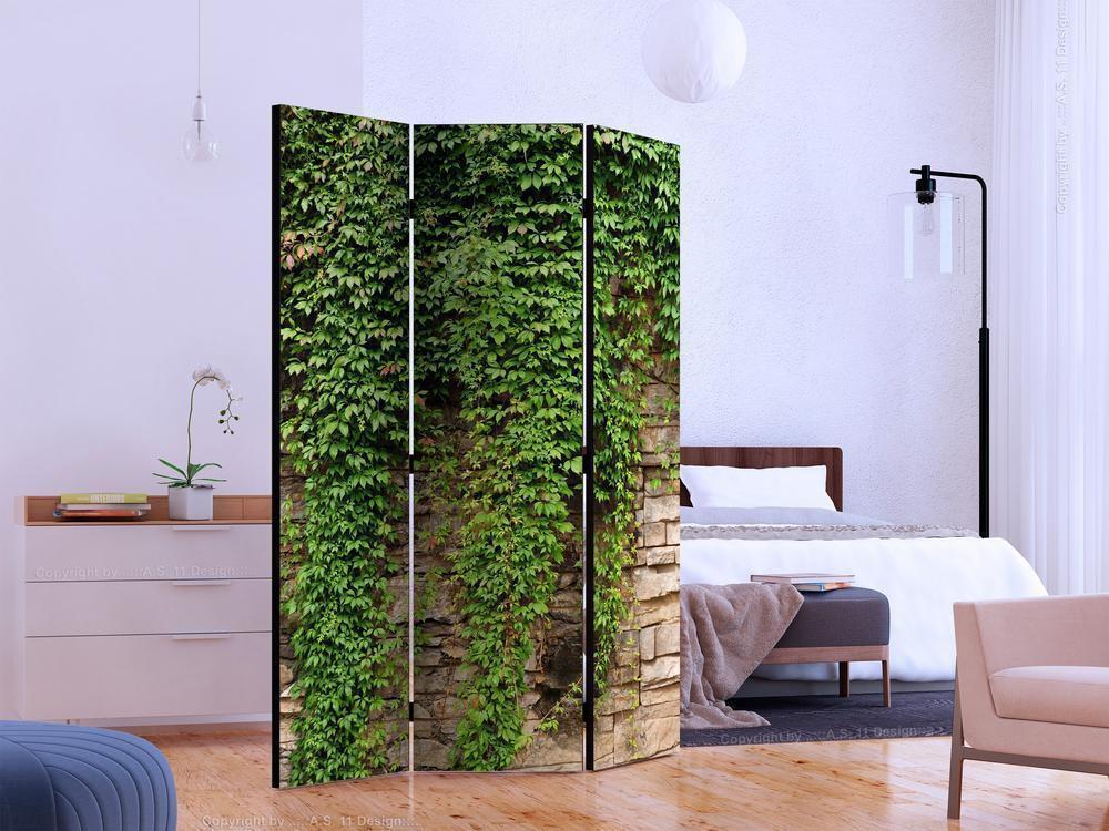 Decorative partition-Room Divider - Ivy wall-Folding Screen Wall Panel by ArtfulPrivacy