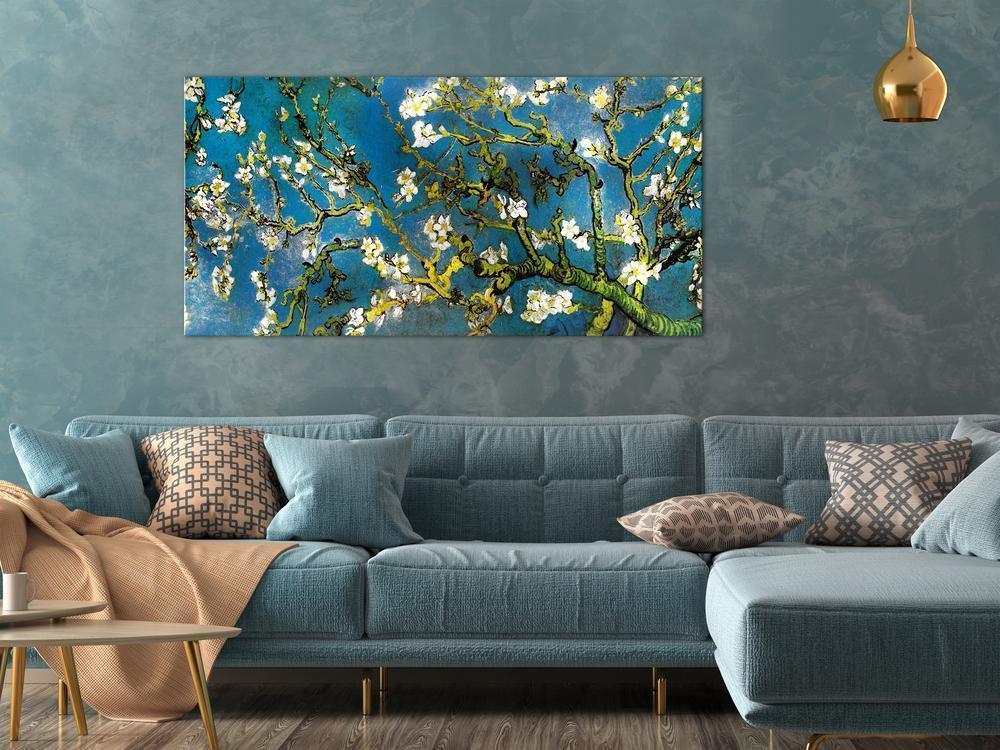 Canvas Print - Blooming Almond (1 Part) Wide-ArtfulPrivacy-Wall Art Collection