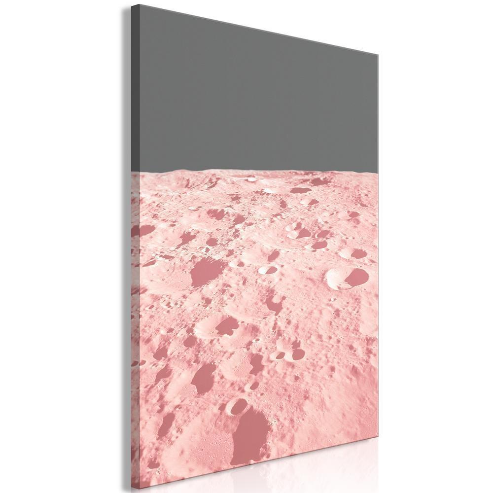 Canvas Print - Pink Moon (1 Part) Vertical