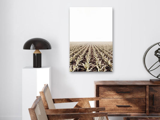 Canvas Print - Corn Field (1 Part) Vertical-ArtfulPrivacy-Wall Art Collection