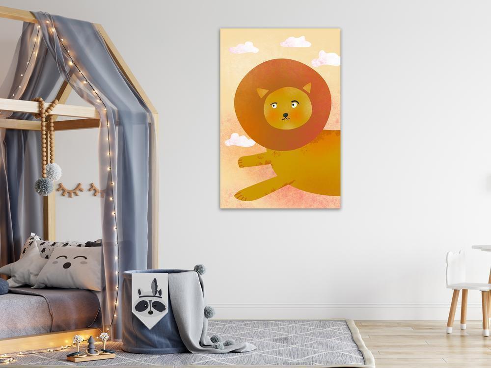 Canvas Print - Lion's Fun (1 Part) Vertical