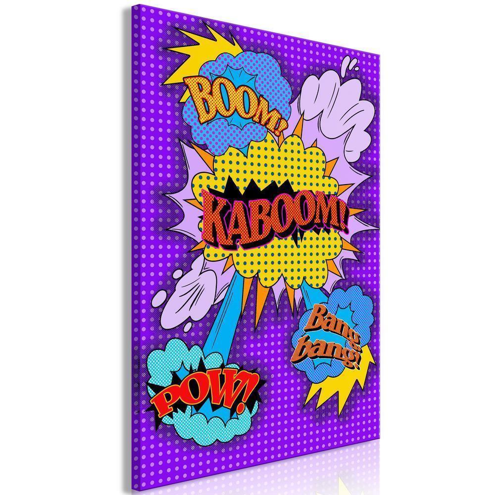 Canvas Print - Kaboom! (1 Part) Vertical