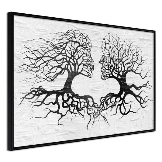 Autumn Framed Poster - Like the Old Trees-artwork for wall with acrylic glass protection