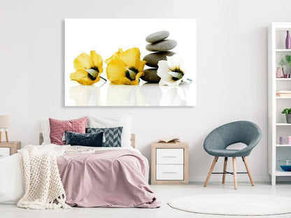 Canvas Print - Calm Mallow (1 Part) Wide Yellow-ArtfulPrivacy-Wall Art Collection