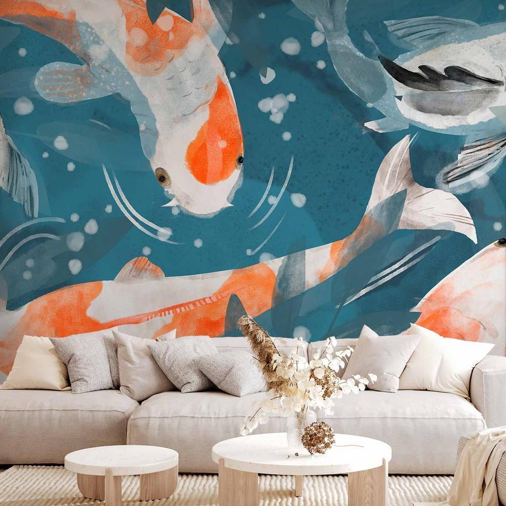 Wall Mural - Koi Fishes - Second Variant