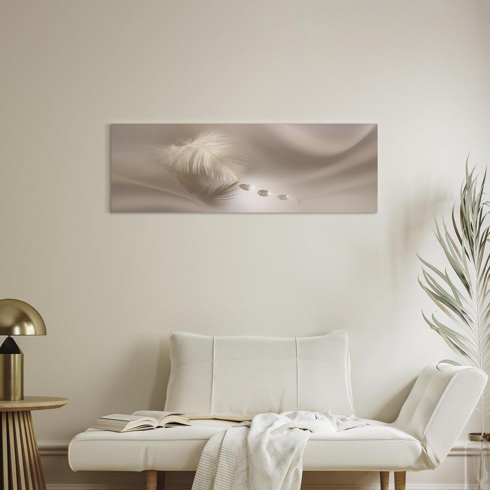 Canvas Print - Delicate Feather-ArtfulPrivacy-Wall Art Collection