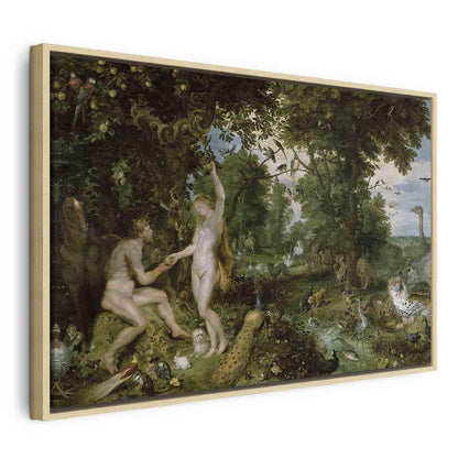 Canvas Print - The Garden of Eden with the Fall of Man (Peter Paul Rubens)