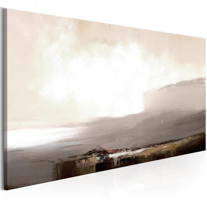 Canvas Print - Beginning of the End (1 Part) Brown Narrow-ArtfulPrivacy-Wall Art Collection