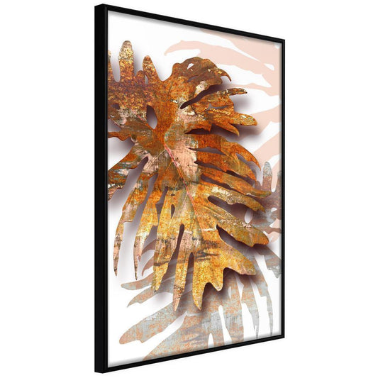 Botanical Wall Art - September Leaves-artwork for wall with acrylic glass protection