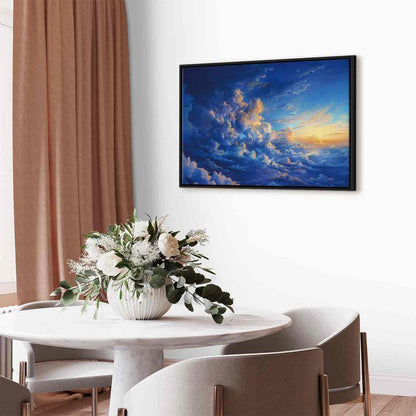 Canvas Print - When the Sky Becomes a Canvas: Artistic Creation of Nature in the Clouds