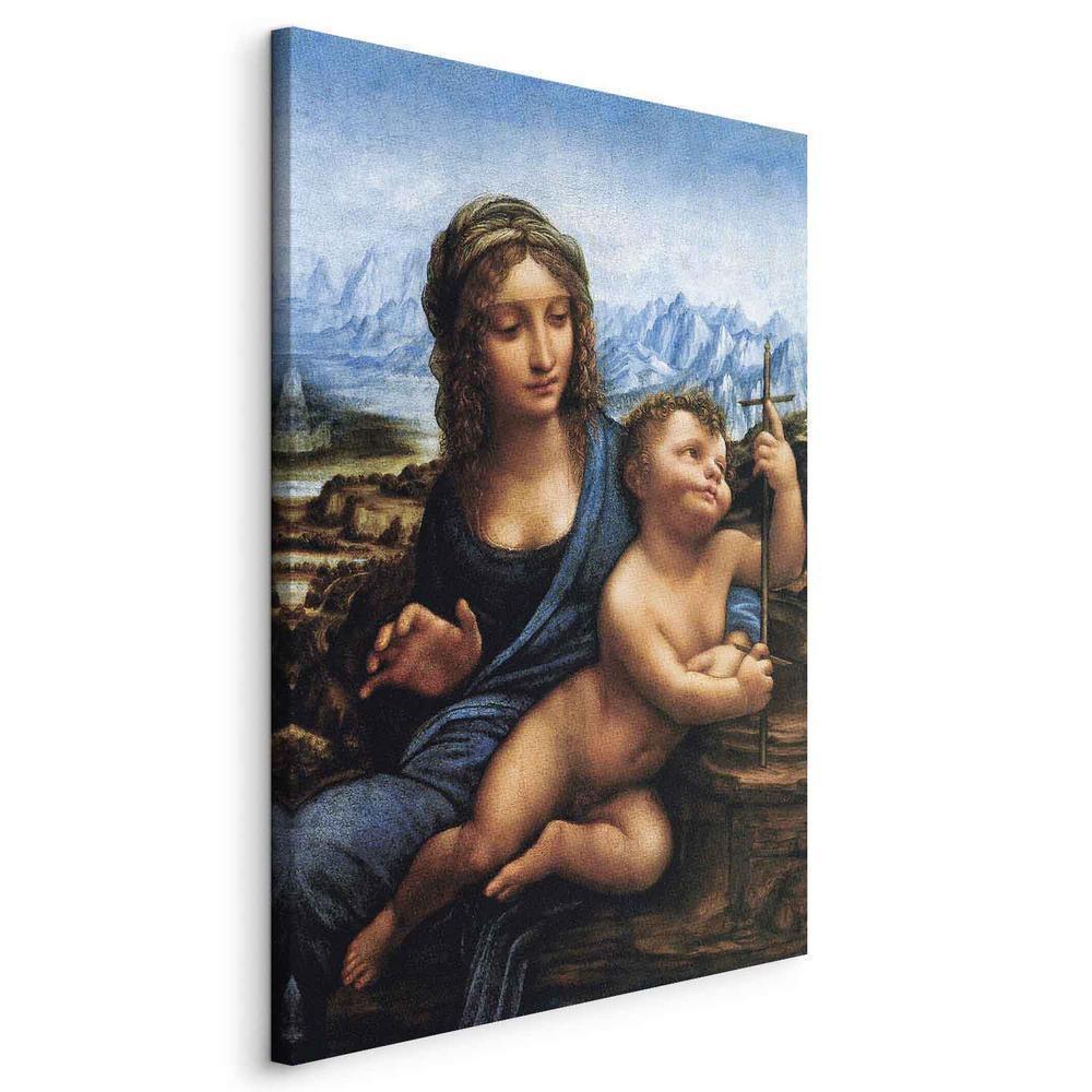 Canvas Print - Madonna With a Distaff (Leonardo da Vinci)