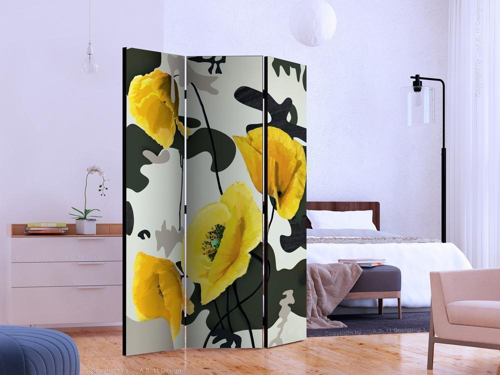Decorative partition-Room Divider - Fresh Paint-Folding Screen Wall Panel by ArtfulPrivacy