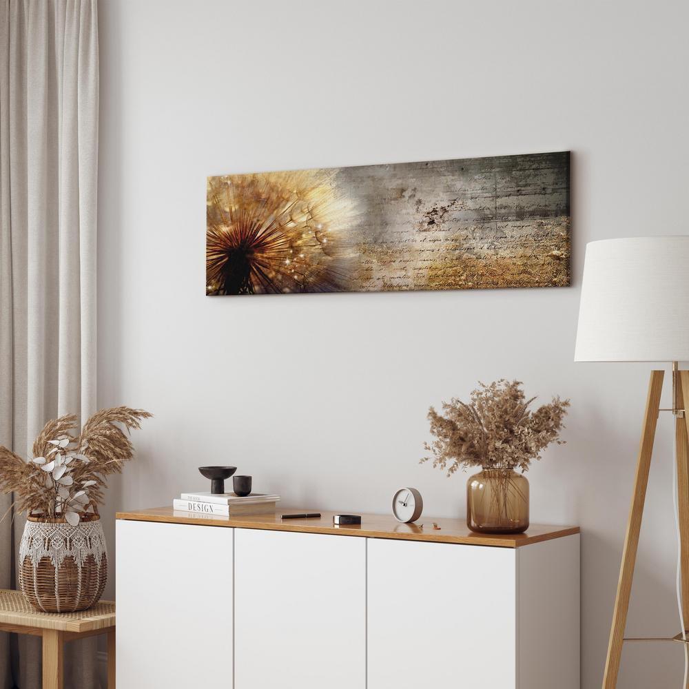 Canvas Print - Golden Dandelion-ArtfulPrivacy-Wall Art Collection