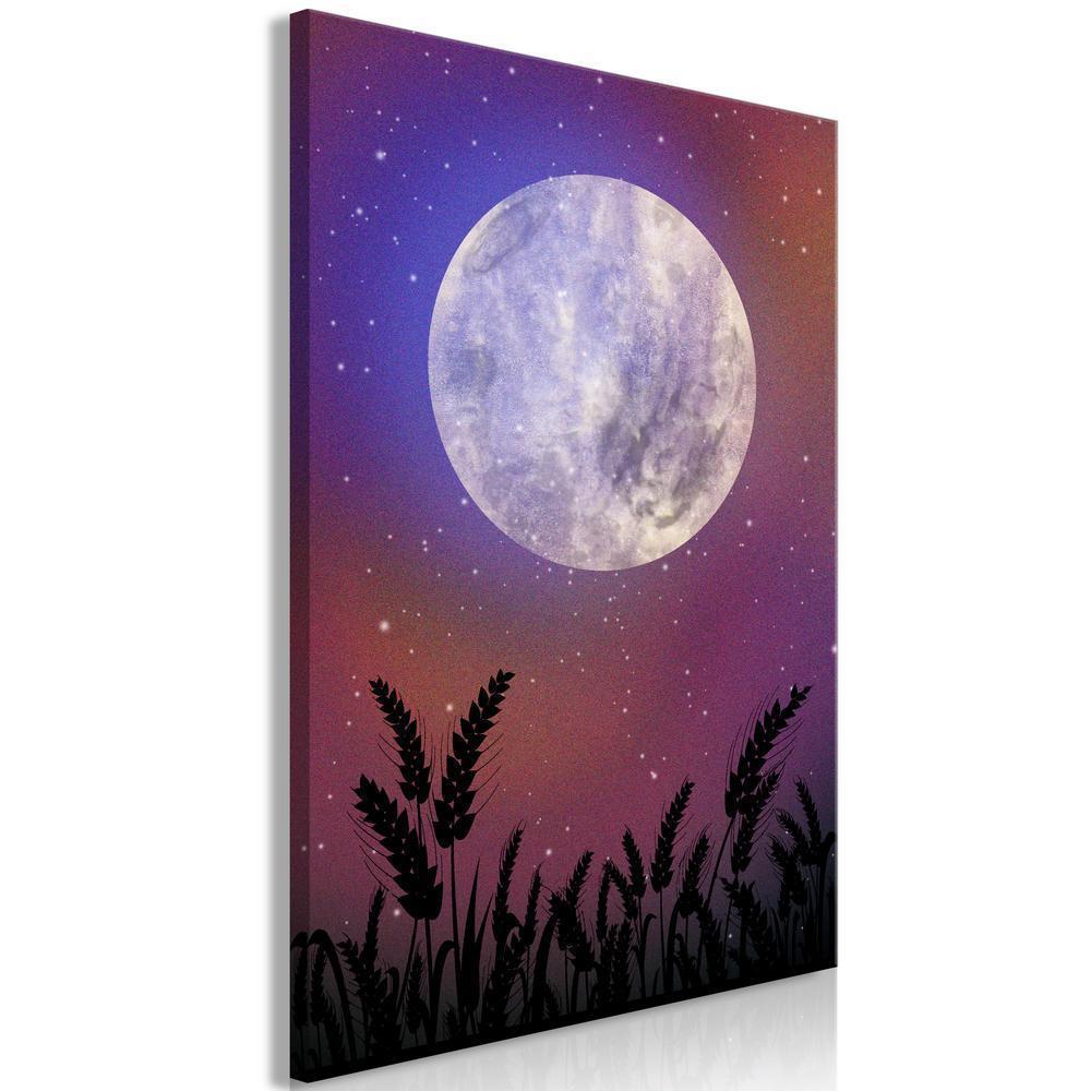 Canvas Print - Night in the Country (1 Part) Vertical-ArtfulPrivacy-Wall Art Collection