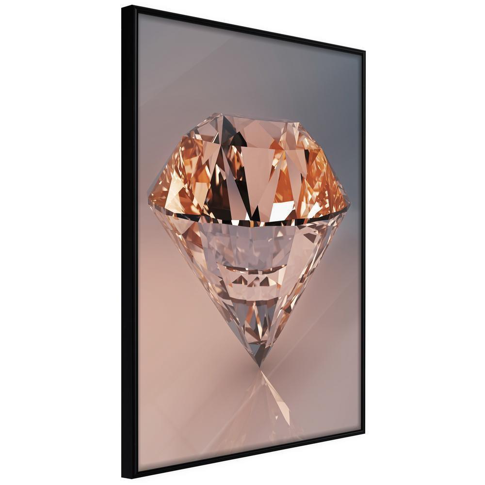 Abstract Poster Frame - Shiny Gem-artwork for wall with acrylic glass protection