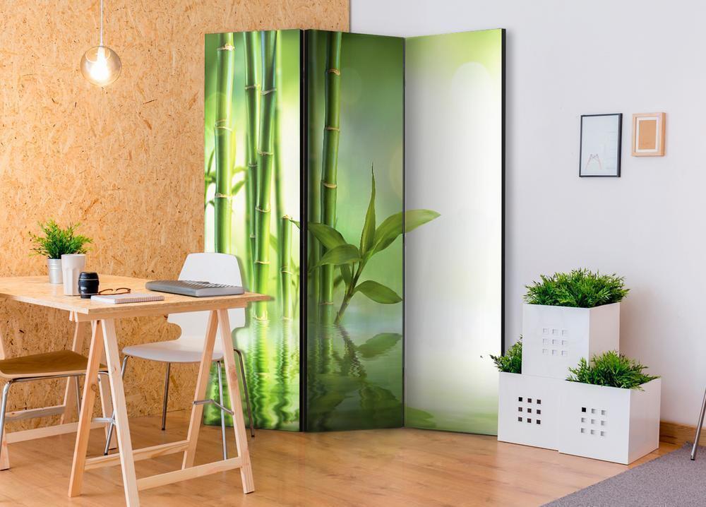 Room Divider - Green Bamboo