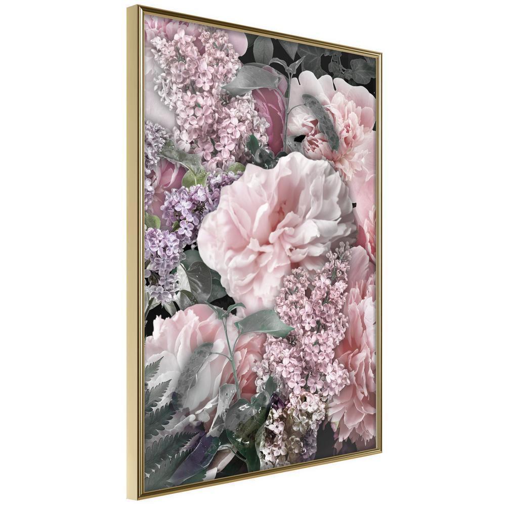 Botanical Wall Art - Floral Life-artwork for wall with acrylic glass protection