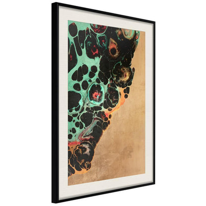 Abstract Poster Frame - Disintegration-artwork for wall with acrylic glass protection
