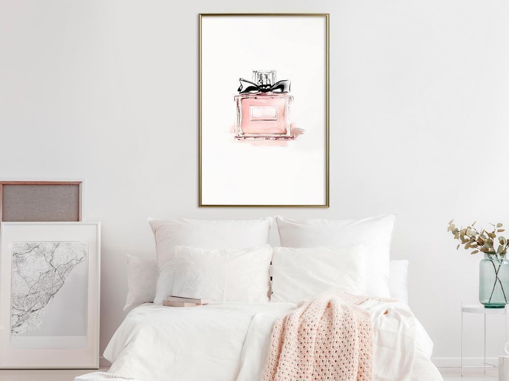 Abstract Poster Frame - Pink Scent-artwork for wall with acrylic glass protection