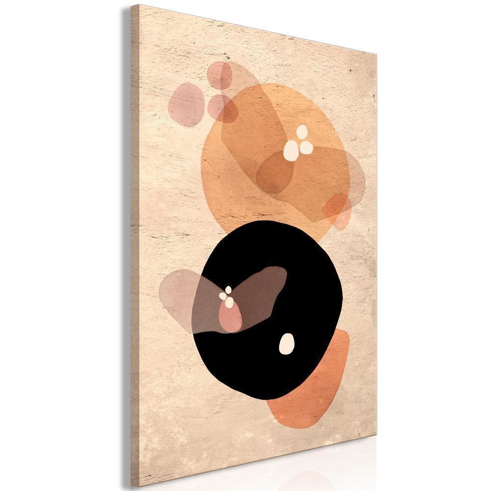 Canvas Print - Moon Butterfly (1 Part) Vertical-ArtfulPrivacy-Wall Art Collection