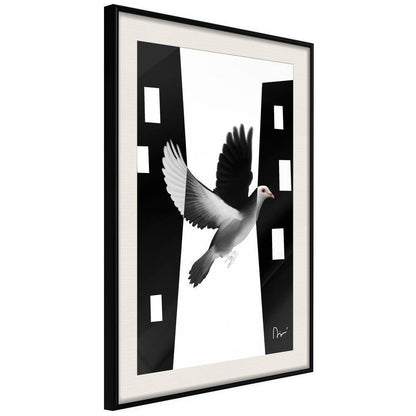 Frame Wall Art - Caught in Flight-artwork for wall with acrylic glass protection