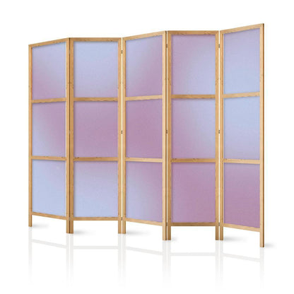 Japanese Room Divider - Complex Gradient - Gradient Composition in Nostalgic Colors