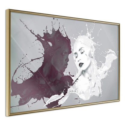 Wall Decor Portrait - Well-Matched Couple-artwork for wall with acrylic glass protection