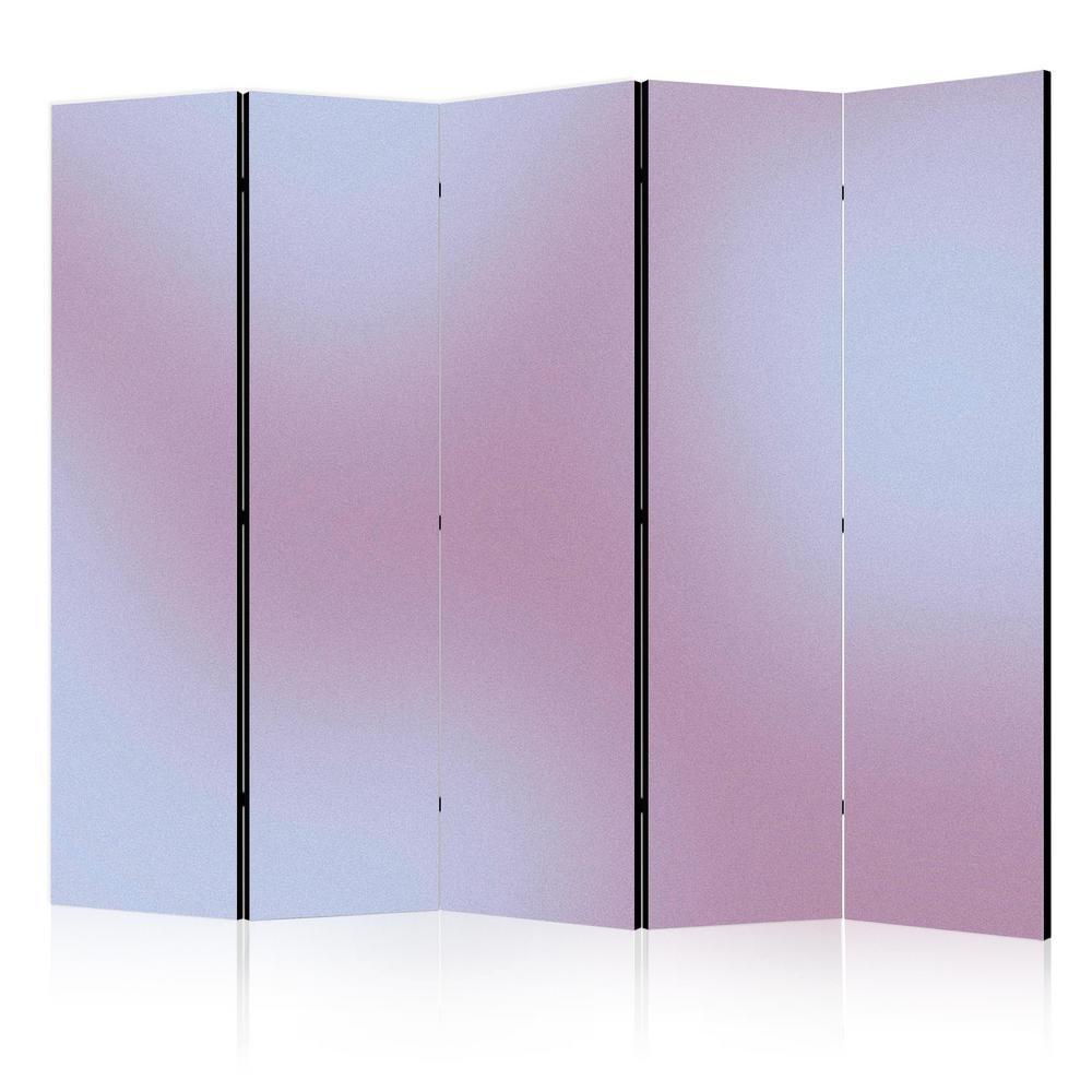 Room Divider - Complex Gradient - Gradient Composition in Nostalgic Colors- A 5 Panel Folding Screen For Living rooms, bedrooms or home office, decorative folding screen made with wood and canvas