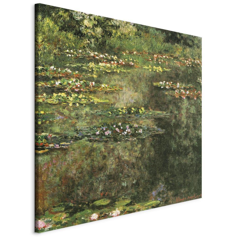 Canvas Print - Pond With Water Lilies-ArtfulPrivacy-Wall Art Collection