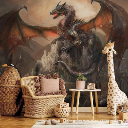 Wall Mural - Dragon castle