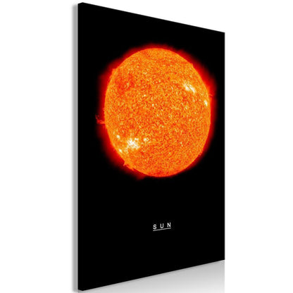 Canvas Print - Sun (1 Part) Vertical-ArtfulPrivacy-Wall Art Collection