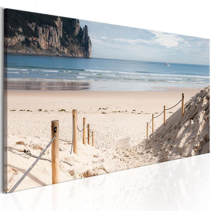 Canvas Print - Beach path-ArtfulPrivacy-Wall Art Collection