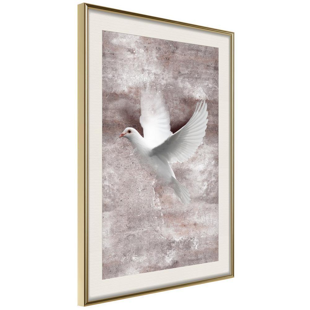 Frame Wall Art - White Dreams-artwork for wall with acrylic glass protection