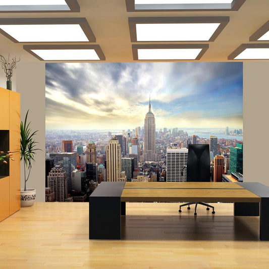 Wall Mural - View on Empire State Building - NYC-Wall Murals-ArtfulPrivacy