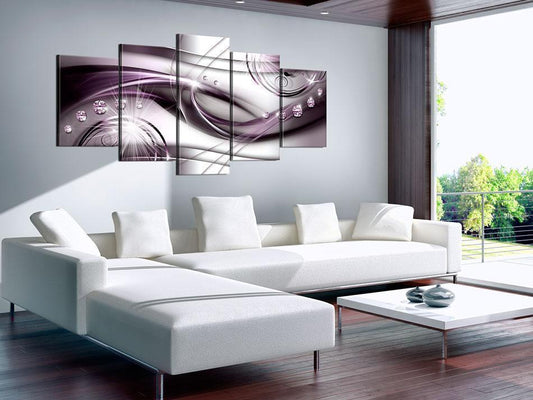 Canvas Print - Violet Glow-ArtfulPrivacy-Wall Art Collection