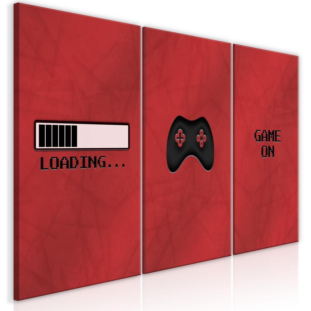 Canvas Print - Loading Game On-ArtfulPrivacy-Wall Art Collection