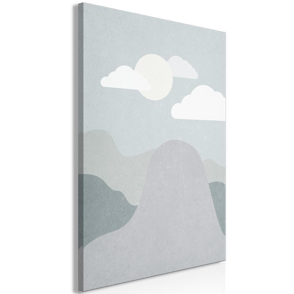 Canvas Print - Mountain Adventure (1 Part) Vertical-ArtfulPrivacy-Wall Art Collection
