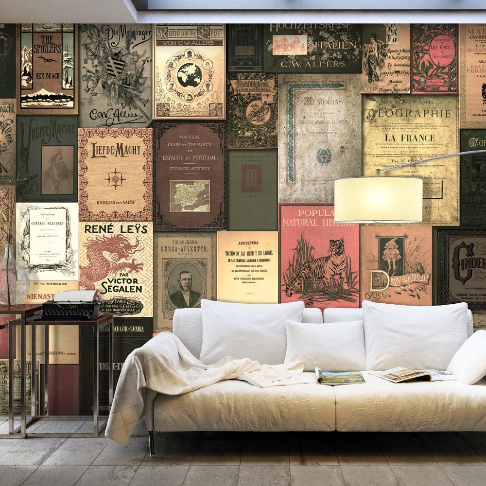 Wall Mural - Books of Paradise-Wall Murals-ArtfulPrivacy