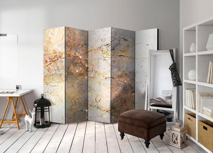 Decorative partition-Room Divider - Enchanted in Marble II-Folding Screen Wall Panel by ArtfulPrivacy