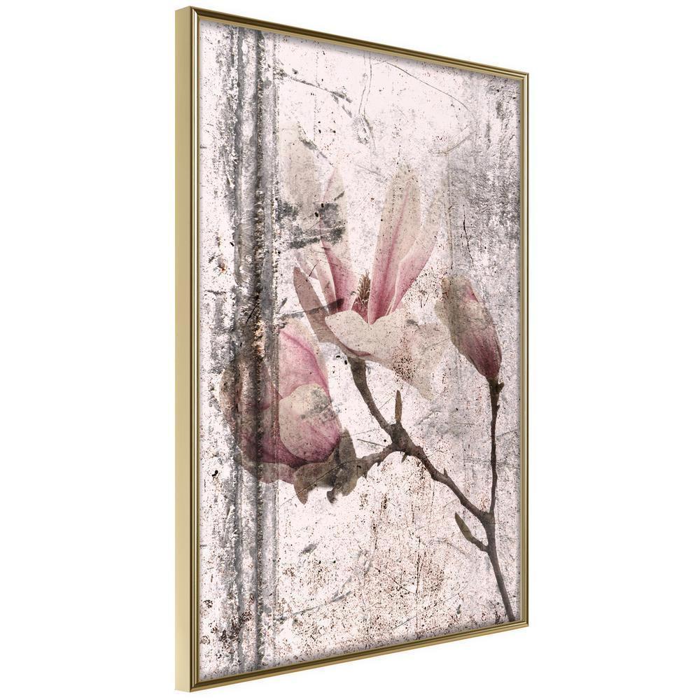 Botanical Wall Art - Queen of Spring Flowers III-artwork for wall with acrylic glass protection