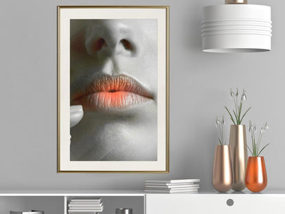 Wall Decor Portrait - Ombre Lips-artwork for wall with acrylic glass protection