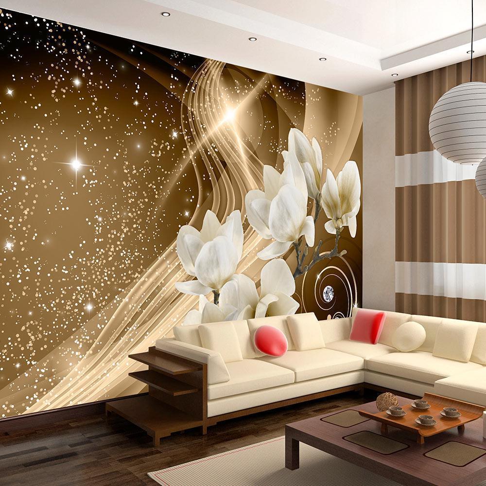 Wall Mural - Golden Milky Way-Wall Murals-ArtfulPrivacy