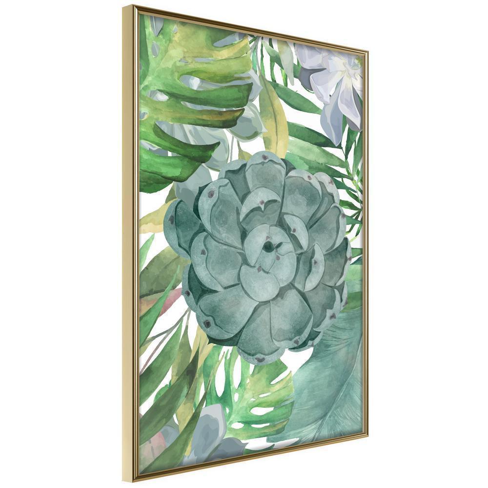 Botanical Wall Art - So Green-artwork for wall with acrylic glass protection